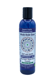 Organic Castile Liquid Soap, Peppermint 12 pack (8 oz)
