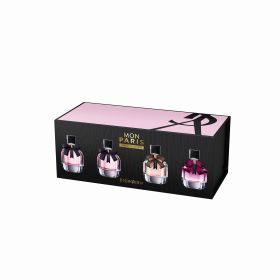 YSL MON PARIS 4 PCS MINI SET: MON PARIS 0.25 EAU DE PARFUM + MON PARIS 0.25 EAU DE PARFUM + MON PARIS LUMIERE 0.25 EAU DE TOILETTE + 0.25 INTENSEMENT