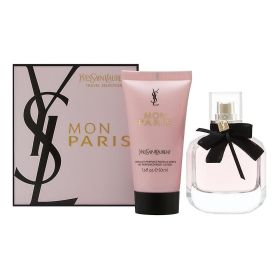 YSL MON PARIS 2 PCS SET: 1.6 EAU DE PARFUM SPRAY + 1.6 BODY LOTION