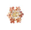 2 Pcs Rhinestone Hair Claw Clips Small Jaw Clips Bling Hair Clamp, Flower-19