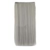 One-piece Straight Hair Clip-on Hairpieces 5 Clips 20" - Light Granny Grey
