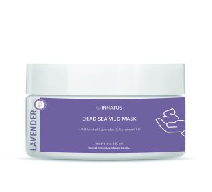Dead Sea Mud Mask with Lavender Oil â€“ 4oz Detoxifying & Purifying Face Mask â€“ Infused with Spearmint