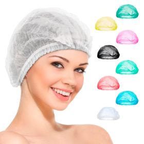 Pack of 1000 Disposable Mob Cap 21 Inches. Polypropylene White Bouffant Caps Medical. Bouffant Hair Nets Food. White Unisex Hair Covers for Nurses