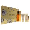 White Diamonds by Elizabeth Taylor for Women - 4 Pc Gift Set 3.3oz EDT Spray, 3.3oz Gentle Moisturizing Body Wash, 3.3oz Perfumed Body Lotion