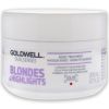 Dualsenses Blondes Highlights 60 Sec Treatment by Goldwell for Unisex - 6.7 oz Treatment