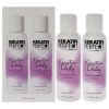 Keratin Daily Duo by Keratin Perfect for Unisex - 2 Pc 3.4oz Shampoo, 3.4oz Conditioner