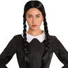 Happy Hippo Scary Girl or Indian Girl Wig, Wednesday, Pocahontas, Braided Black Wig