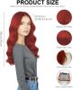 Long Wave Wig for Women Synthetic Fiber Long Wavy Hair Wig Middle Part with No Bangs Curly Hair Wigs Fancy Dress Synthetic Hair for Party Costume Anim