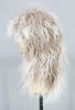 80s Mullet Wig for Men and Women Rock Disco Wigs Long Curly Brown Gradient White