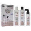 System 3 Kit by Nioxin for Unisex - 3 Pc 10.1oz Color Safe Cleanser Shampoo, 10.1 oz Color Safe Scalp Therapy Conditioner