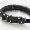 Womens Beaded Hair Band Mesh Wide Lace Headband Hair Accessories Headwear Hair Loop,Black