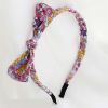 Purple Yellow Thin Headband Bowknot Skinny Hairband Hair Accessories for Womens Girls