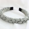Light Green Sponge Twist Braided Heandband Women Dots Thick Headband Hair Accessories Hair Band