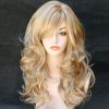 Colorfulpanda Blond Wig Long Curly Wavy Blonde Wigs for Women Ladies Cosplay Party Halloween Costume Heat Resistant Synthetic Wig