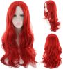29.5" 75cm Long Red Wigs for Women Synthetic Curly red Wigs for Party Cosplay Halloween Anime (C-Red)