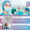 Surgical Bouffant Caps Disposable 24 Inch. 1000 Pack White Polypropylene Disposable Hair Covers Medical. Breathable Disposable Caps Medical with Elast