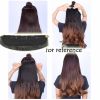 Granny Grey - One-piece Curly Clip-on Hairpieces 5 Clips 20 inches