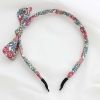 Red Blue Daisy Thin Headband Bowknot Skinny Hairband Hair Accessories for Womens Girls