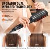 VEVOR Hair Straightener, 1.5-inch Titanium Flat Iron, Dual Infrared Hair Straightener Flat Iron with LCD Display and 19 Temp Levels - 210Â°F to 450Â°F