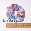 6 Pcs Colorful Tie-dye Hair Scrunchies Winter Velvet Hair Band Ponytail Holder Elastics Hair Ties Hair Accessories