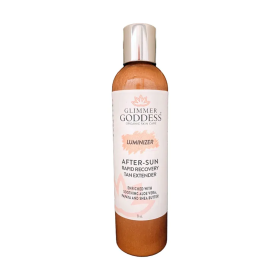 Organic After Sun Lotion & Tan Extender WITH Luminizing Shimmer (size: 8 oz.)