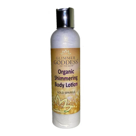 Organic Gold Shimmer Body Lotion (size: 2 oz.)