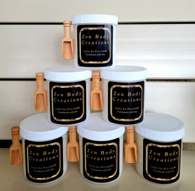 All Natural Salt Body Scrubs (scent: Pineapple Vanilla)