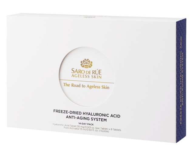 Saro de Rue Freeze-Dried Hyaluronic Acid Anti-Aging System