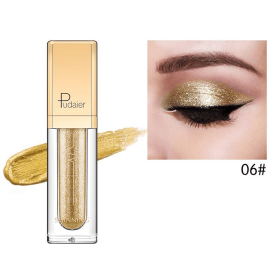 Pudaier Glitter & Glow Liquid Eyeshadow (Color: # 06 Dark Gold)