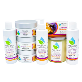 Premium Spa Bundle (scent: Lavender Orange, size: 4 lb)