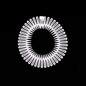 Cute Rice Noodle Spring Comb Wig Inserting Accessories (Color: White)