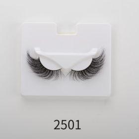 25mm Angel Winged Eyelashes Handmade Thick Theatrical Curly Fake Eyelash Black Natural Long Lash For Eyelash Extension Wholesale (Color: 2501)