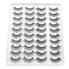 20 Pairs Mink Lashes Natural False Eyelashes Dramatic Volume Fake Lashes Soft Thick Long Eyelashes Wispy Makeup Extension 2022