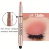 12 Color Eyeshadow Stick Eyeliner Pen, Highlighter Glitter Pearly Shimmer Matte Eyeshadow Pen, Eye Makeup Brightening Stick