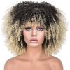 15Inch Curly Wigs for Black Women Afro Bomb Curly Wig