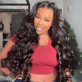 250% Density 13x4 Full Lace Human Hair Wigs With Curtain Bangs Hd Lace Front Wigs Glueless Curly Wigs Human Hair Lace Front (Model: 13x4, size: 22inch)
