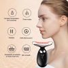 Face Massager Anti-Wrinkle Face Device 3 Modes 45Â°C Neck Lifting Massagers LED High Frequency Beauty Instrumen EMS Face Massage for Women